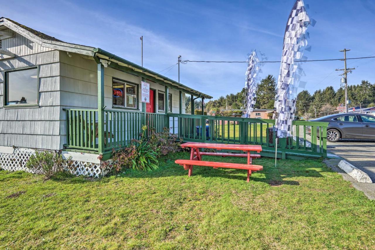 Smith River Vintage Cabin Oceanfront Deck And Views Bagian luar foto